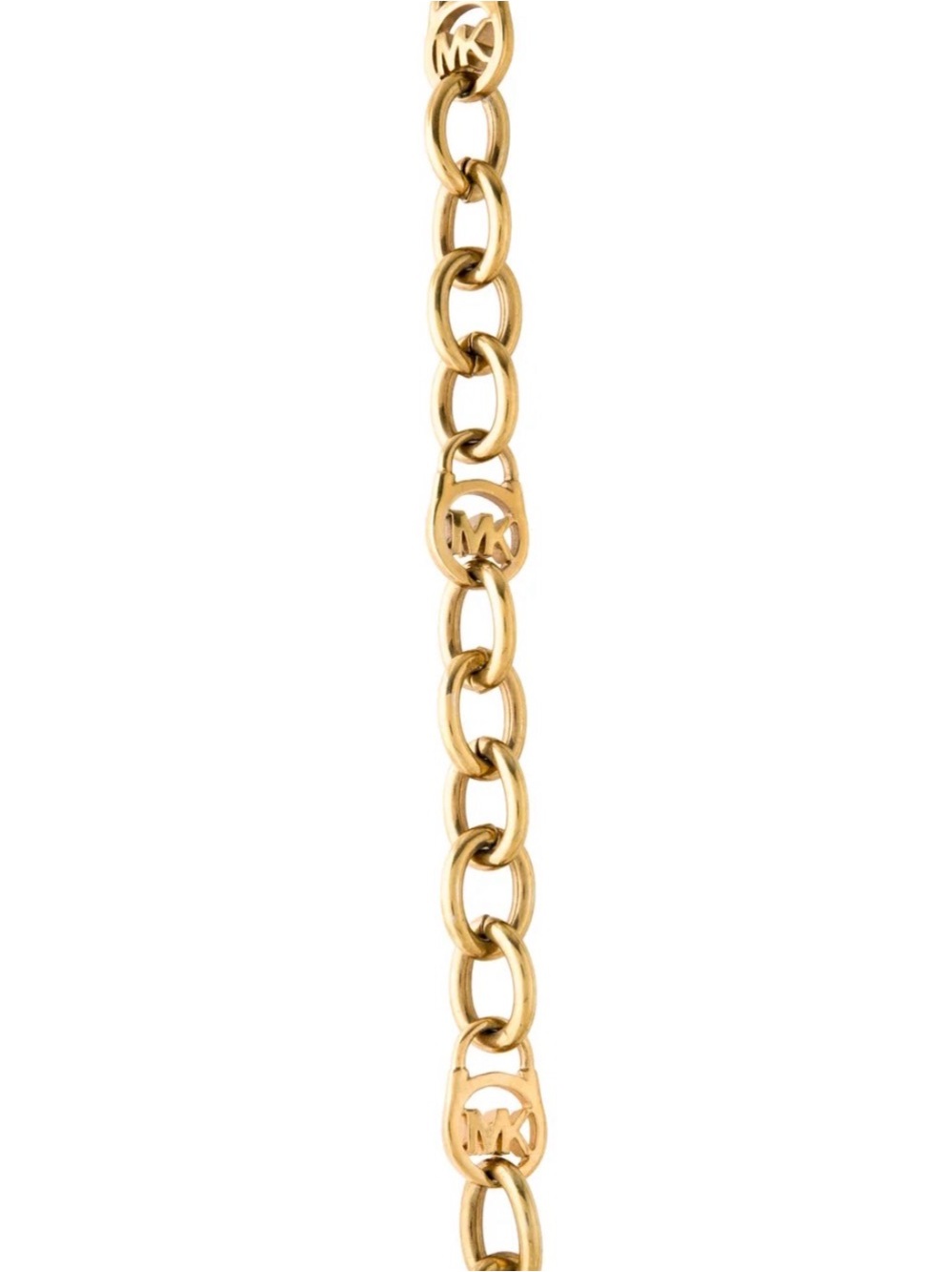 Michael Kors Polished Gold Chain Necklace with Logo Accents - Picture 2 of 2